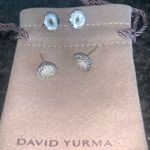 David Yurman Petite Pavé Earrings with Diamonds